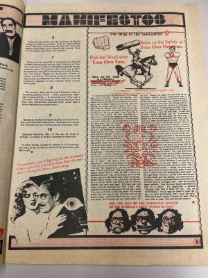 Photograph of archival item from Cometbus Punk and Underground Press Collection, Box 4 (Box 8107, Folder real_fun_1984_4_13).