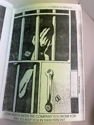 Photograph of archival item from Cometbus Punk and Underground Press Collection, Box 4 (Box 8107, Folder real_fun_1984_4_13).