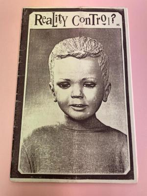 Photograph of archival item from Cometbus Punk and Underground Press Collection, Box 4 (Box 8107, Folder reality_control_c1990_febmarch1992_4_14).