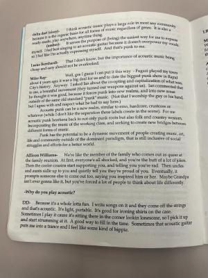 Photograph of archival item from Cometbus Punk and Underground Press Collection, Box 4 (Box 8107, Folder round_things_roll_c2001_4_19).