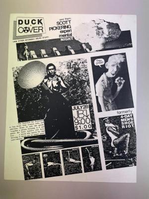 Item from the Keith Busch Northeast Ohio Punk Collection (#8152), located in 8152_box_3, folder original_mockups_collages_and_zine_manquettes_ca_1980s_3_4.