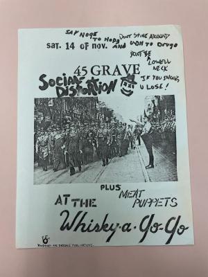 Item from the Los Angeles punk collection (#8074), located in box_1, folder music_event_flyers_1_2.