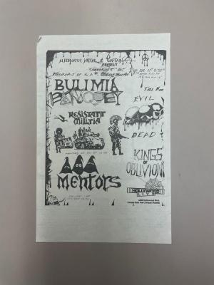 Item from the Los Angeles punk collection (#8074), located in box_1, folder band_stickers_1_4.