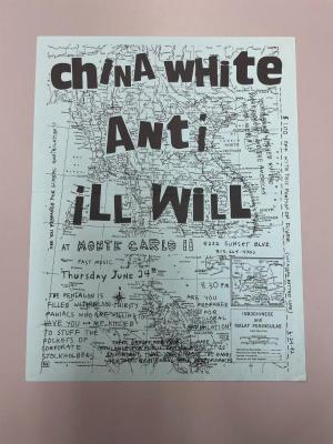 Item from the Los Angeles punk collection (#8074), located in box_1, folder band_stickers_1_4.