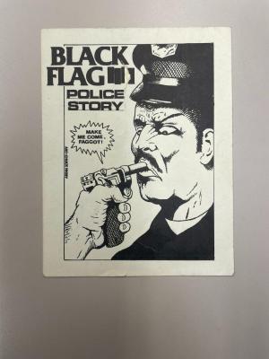 Item from the Los Angeles punk collection (#8074), located in box_1, folder band_stickers_1_4.