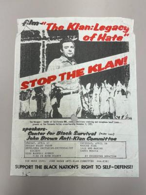 Item from the Los Angeles punk collection (#8074), located in box_1, folder political_social_flyers_1_6.
