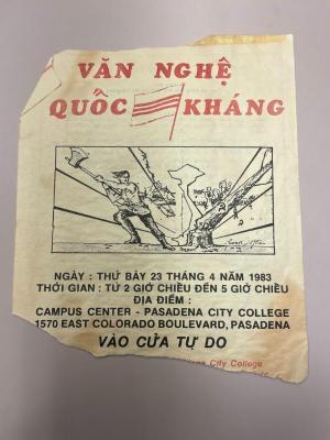 Item from the Los Angeles punk collection (#8074), located in box_1, folder political_social_flyers_1_6.